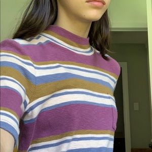 madewell striped mockneck